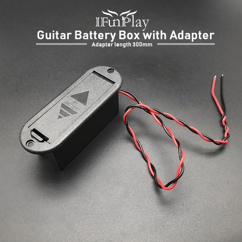 Boîtier de couverture de batterie pour guitare basse, support ABS avec câble adaptateur, accessoires de guitare ► Photo 1/6