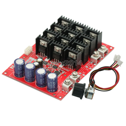 3000W 60A 50V régulateur de vitesse PWM moteur régulateur de vitesse DC 10-50V régulateur de tension interrupteur de commande pour éclairage à LED ► Photo 1/4