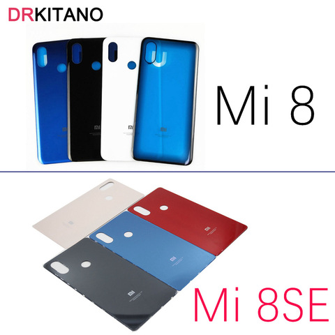 Pour Xiaomi Mi 8 couvercle arrière batterie verre Mi8 Lite Explorer Mi 8 Pro porte arrière en verre étui pour Xiaomi Mi 8 SE couvercle arrière remplacer ► Photo 1/6