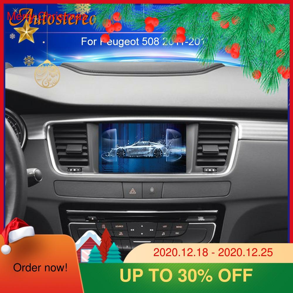 Autoradio Android 10.0, Navigation GPS, lecteur DVD, IPS, unité centrale, stéréo, multimédia, DVD, enregistreur cassette, pour voiture PEUGEOT 508 (2010 – 2017) ► Photo 1/6