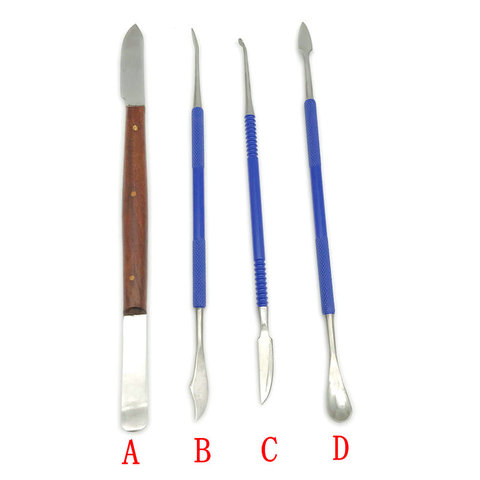 1Pc cire dentaire sculpteur mélange spatule couteau Composite remplissage résine Instruments maquillage outils dentiste matériaux Double extrémités ► Photo 1/6