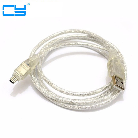 Adaptateur USB mâle vers Firewire IEEE 1394, cordon adaptateur iLink mâle 4 broches, câble 1394 pour SONY DCR-TRV75E et DV ► Photo 1/5