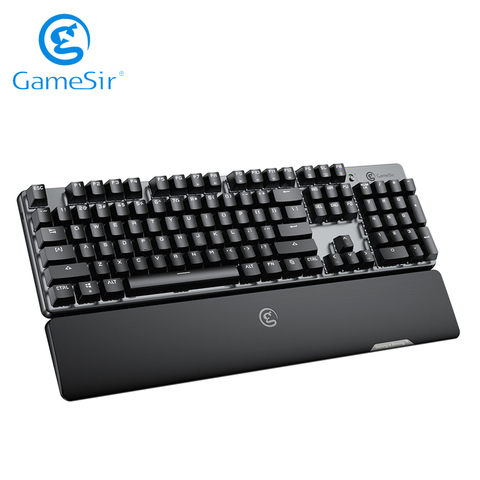 GameSir – clavier de jeu mécanique sans fil GK300 2.4GHz, en alliage d'aluminium, Bluetooth, avec repose-poignet, pour Android / iOS / PC ► Photo 1/6