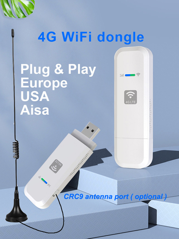 LDW931 – routeur WiFi 3G/4G Portable sans fil, dongle modem USB LTE, emplacement pour carte nano SIM, point d'accès de poche, port d'antenne en option ► Photo 1/6