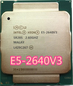 Intel E5-2640V3 SR205 2.60GHz 8 Noyaux 20M LGA2011-3 E5-2640 V3 processeur E5 2640V3 livraison gratuite E5 2640 V3 ► Photo 1/1