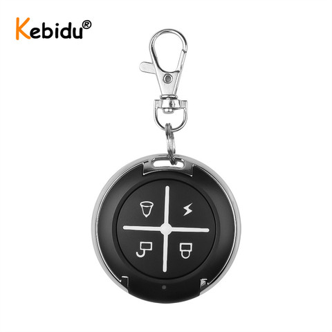 Kebidu copie Code 433MHz télécommande 4 boutons Mini émetteur sans fil clé Fob pour voiture porte de Garage 433.92 Mhz RF contrôleur ► Photo 1/6