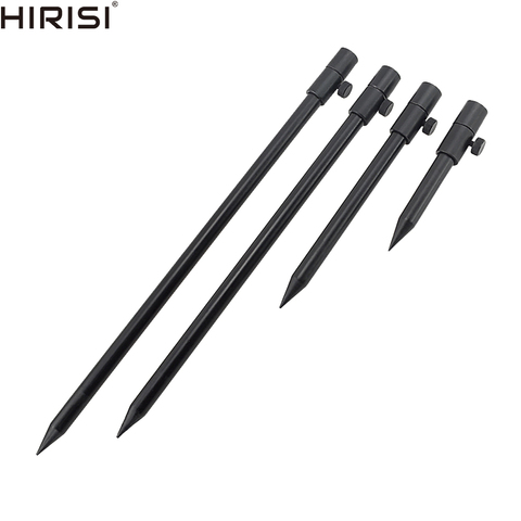 2 bâtons de pêche à la carpe en Aluminium noir, diamètre 16mm, accessoires de pêche ► Photo 1/6