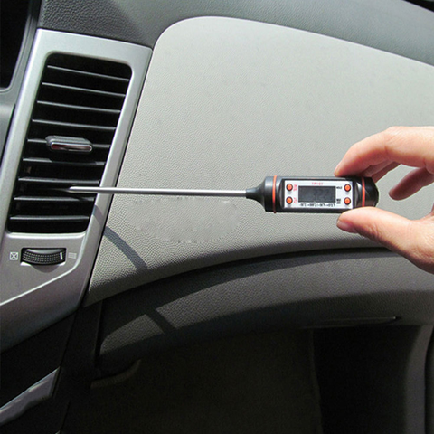 Voiture climatisation sortie aiguille Type LCD jauge numérique outil de contrôle cuisine thermomètre gamme moins 50 à zéro au-dessus de 300 degrés ► Photo 1/5