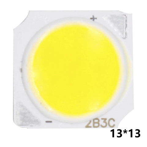 Ampoule LED COB intégrée, 3W 5W 7W 10W, 13x13mm, lampe à puce haute puissance, projecteur, spot lumineux, 55 pièces par lot ► Photo 1/4