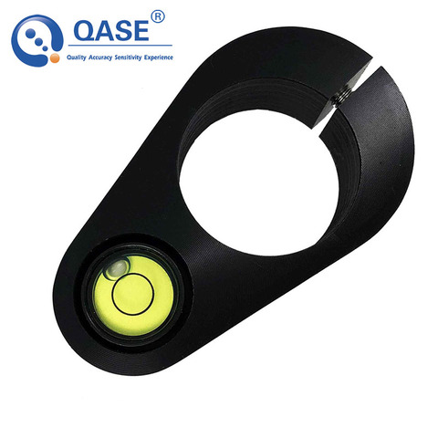 QASE métal niveau bulle ensemble Blister groupe pour diamètre 25 29 31.5 32 35 36mm centrage tige en Fiber de carbone pôle prisme GPS support ► Photo 1/6