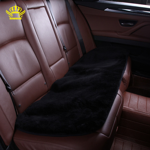 ROWNFUR-housses de siège universel pour siège arrière, accessoire d'intérieur de voiture, en fausse fourrure, mignon, coussin, style, nouveauté 2016 ► Photo 1/5