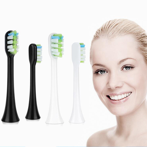 Soocas X5 X3 têtes de brosse à dents, 4 pièces, poils de qualité alimentaire, remplacement de buse de brosse à dents électrique ► Photo 1/6