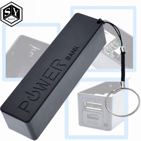 1 pièces super IT USB batterie externe étui 18650 chargeur de batterie bricolage boîte coque Kit noir pour Arduino ► Photo 1/6