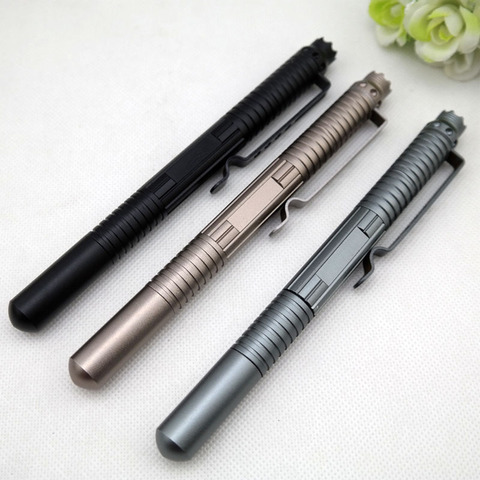 Nouveau stylo tactique Portable auto-défense fournitures outil de Protection des armes Aviation aluminium outil de sauvetage auto-garde stylo ► Photo 1/6