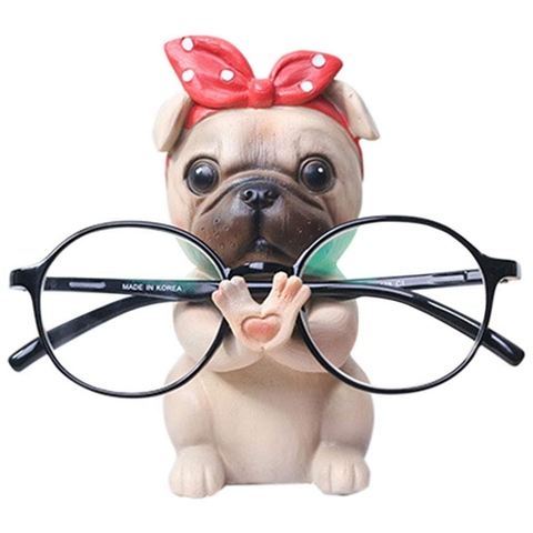 Chiot chien porte-lunettes support lunettes retenue lunettes de soleil affichage mignon Animal Design cadeau ► Photo 1/6