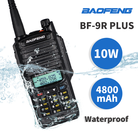 Haute puissance 10W Baofeng UV-9R plus talkie-walkie UV 9R étanche Portable chasse jambon Radio UV9R 20KM double bande HF émetteur-récepteur ► Photo 1/6