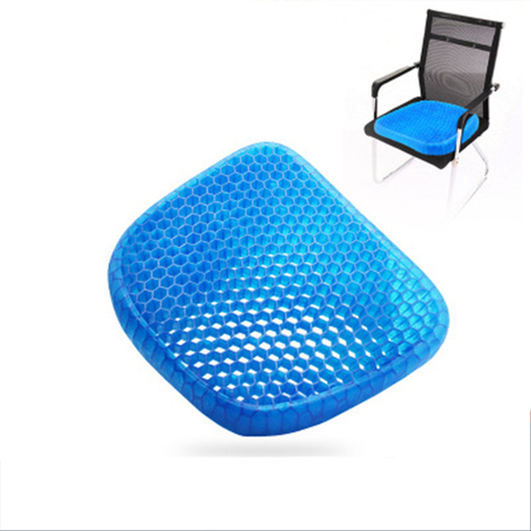 Coussin de gel de glace élastique d'été antidérapant, doux et confortable, coussin de massage pour siège de voiture, tapis de refroidissement en Silicone TPE ► Photo 1/6