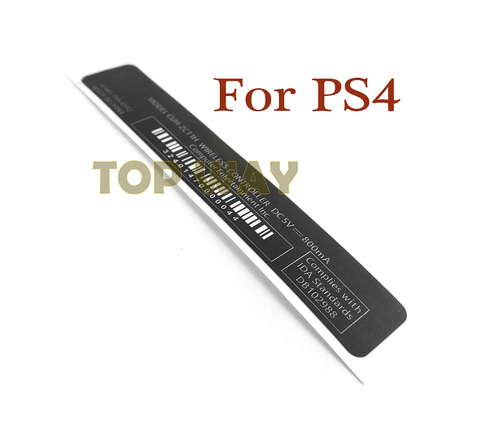 ChengChengDianWan pour Playstation PS4 PS 4 boîtier de contrôleur coque mince noir marque arrière étiquette pâte autocollant étiquette joints 3 pièces/lot ► Photo 1/6