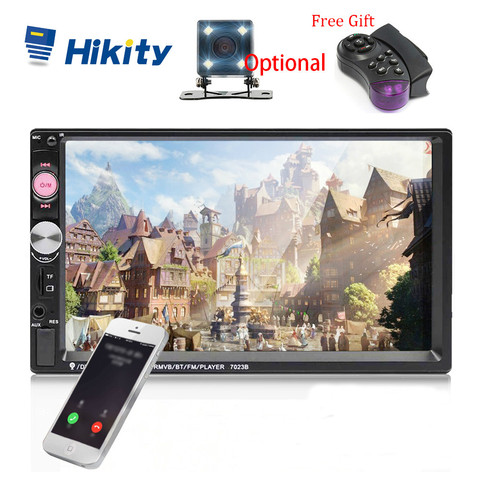 Hikity Universel 7023B Voiture Multimédia Lecteur Autoradio 2din Stéréo 7 