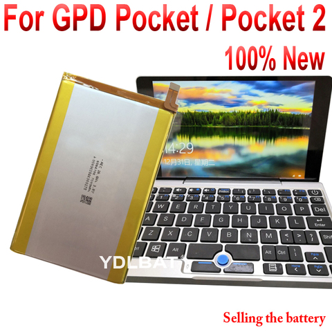 100% NE WIN2 batterie pour GPD Pocket 1 Pocket1 pour GPD batterie pour GPD Pocket 2 Pocket2 batterie pour GPD WIN 2 batteries ► Photo 1/5