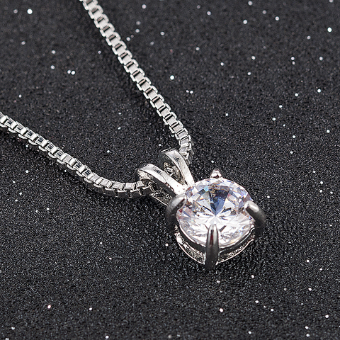 2022 nouveau mode Simple Zircon collier pour femmes médaillon pendentif longs colliers Boho bijoux déclaration collier en gros ► Photo 1/5