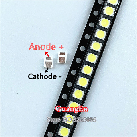 LED SMD pour la réparation du téléviseur, 1000 2835 3528 1W 3V 350MA, rétro-éclairage LCD blanc froid, 1210 pièces ► Photo 1/3