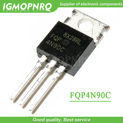 FQP4N90 4N90C 4A900V TO-220 FET, 5 pièces, nouveau et Original ► Photo 1/1