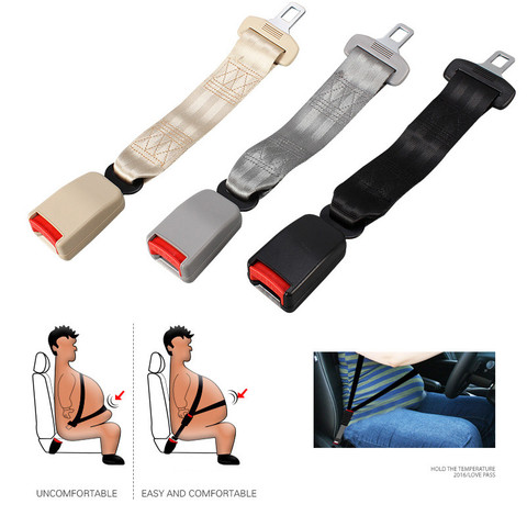 Extension universelle de la ceinture de sécurité pour voiture, Extension de la ceinture de sécurité, avec boucle, Clip, pour automobile, pour grossesse ► Photo 1/6