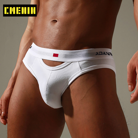 2022 nouveau coton Sexy Gay hommes sous-vêtements Bikini hommes slips LOGO doux hommes slips sous-vêtements Shorts hommes culottes AD7501 ► Photo 1/6