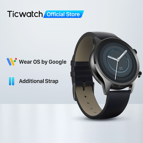 TicWatch C2 Plus mise à niveau 1GB Ram Wear OS sport Smartwatch GPS Fitness suivi IP68 étanche NFC Google payer Version mondiale ► Photo 1/6