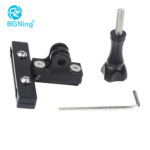 BGNing vélo selle Rail siège verrouillage montage stabilisateur Aluminium pour GOPRO Max 9 8 7 Insta360 pour AKASO EK7000 4K caméra d'action ► Photo 1/6