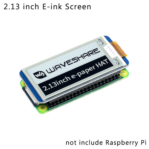 Raspberry Pi 2.13 pouces e-ink chapeau d'affichage 250x122 résolution e-paper SPI écran pour framboise Pi 4B/3B +/3B/3A +/zéro pour Arduino ► Photo 1/6