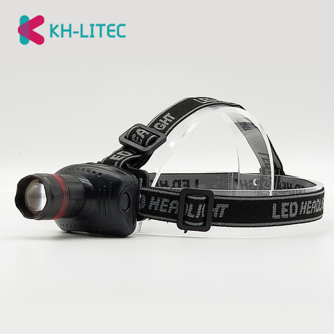 KHLITEC-Mini phare de vélo, 3 Modes, éclairage principal de bonne qualité, lampe torche, lampes AAA, LED, lampe frontale Led, Led, vente en gros ► Photo 1/6