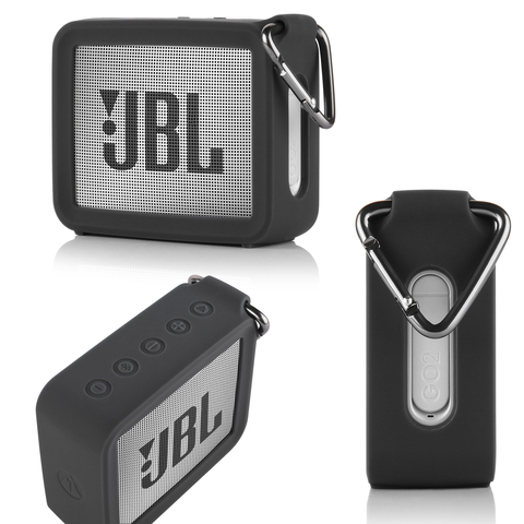Nouvelle coque en silicone Portable étui de protection pour voyage pochette de rangement en Gel de silice souple étui Audio pour haut-parleurs Bluetooth JBL GO 2 GO2 ► Photo 1/6