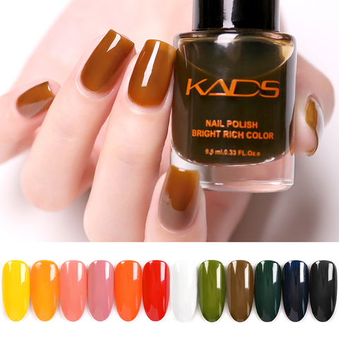 KADS-Vernis à ongles, gel translucide, Semi-Permanent, UV, laque colorée pour manucure, Nail Art, 9.5ml ► Photo 1/6