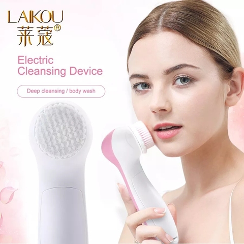 LAIKOU 5 en 1 électrique nettoyant pour le visage lavage visage nettoyage Mini peau pores nettoyant beauté corps Massage visage lavage brosse Machine ► Photo 1/6