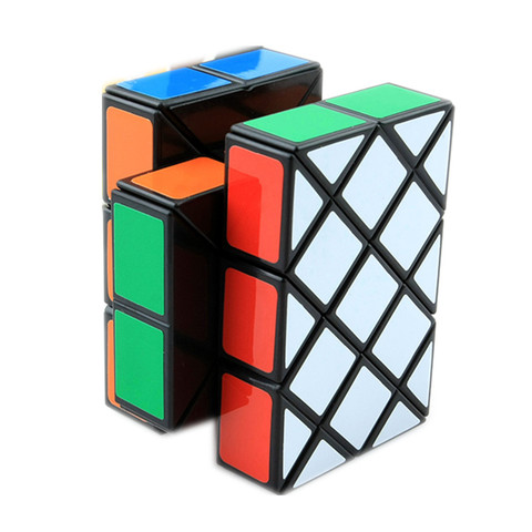 Diansheng longue brique Case 3x3x3 Cube magique ancien Double poisson Cube vitesse Puzzle Cubes cubo magico jouet éducatif jouets spéciaux ► Photo 1/6