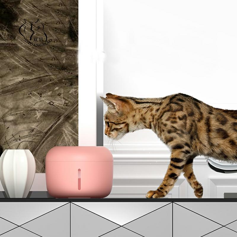 Fontaine à boire automatique 2,5 l pour chat, bol d'eau pour boire, distributeur électrique USB avec 1 boîte à filtre ► Photo 1/6