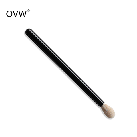 OVW – pinceaux de maquillage en poils de chèvre, outils cosmétiques, 100% authentiques, poignée noire, virole, grand mélange, longue partie, DLH12 ► Photo 1/6