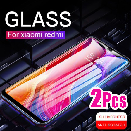 Protecteur d'écran pour Xiaomi, 2 pièces, couverture complète en verre trempé pour Redmi Note 8 7 5 Pro 7A 8A 9 8 Pro 9S 5 Plus ► Photo 1/5