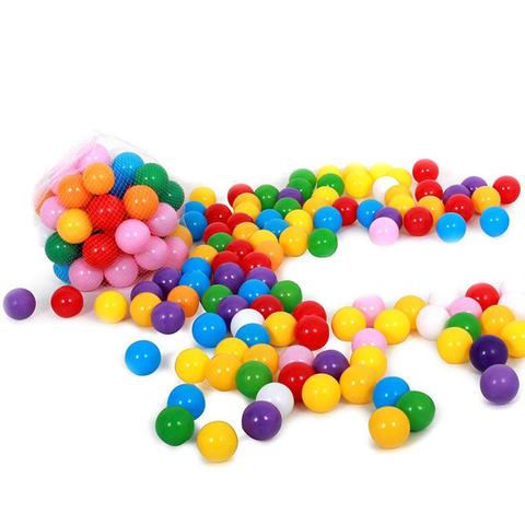 Lot de jouets pour bébés, lot de 20 pièces de 5.5cm, boules de fosse pour piscine de jeu, boule d'eau en plastique, colorée, douce, sèche, G9N7 ► Photo 1/6