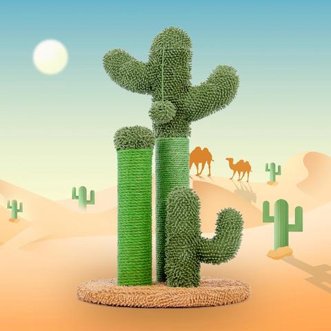 2 taille Cactus Style chat arbre maison escalade Stratching poteaux pour chat chaton drôle saut jouet chat maison ► Photo 1/6