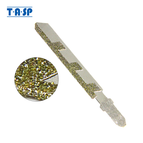 TASP – lames de scie sauteuse en diamant, 76mm, tige en T, grain 50 pour la découpe de carreaux de granit et de céramique ► Photo 1/6