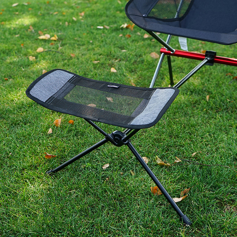 Chaise de Camping rétractable, repose-pieds, Portable et pliable, chaise d'extérieur, sac à dos, plage pêche ► Photo 1/6