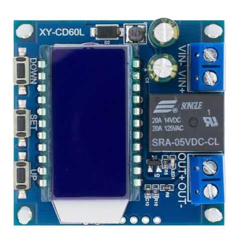 Contrôleur de chargeur de batterie solaire CD60L 12V 24V 48V Module de contrôle de décharge de charge sous la carte de protection de courant de tension ► Photo 1/6