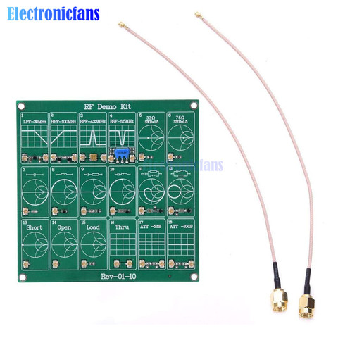 Kit de démonstration RF carte de testeur, Module NanoVNA VNA, atténuateur de filtre, carte d'analyse de réseau vectoriel, outils électriques ► Photo 1/1