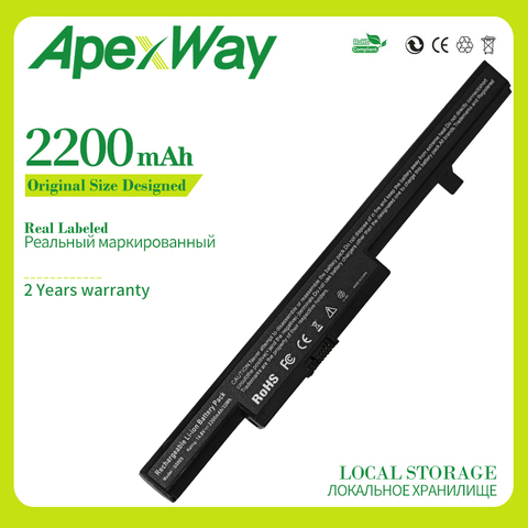 Apexway batterie d'ordinateur portable pour Lenovo L12L4E55 L12M4E55 L12S4E55 L13L4A01 L13M4A01 L13S4A01 pour IdeaPad M4400 N40 N50 B40 B50 G550S ► Photo 1/4