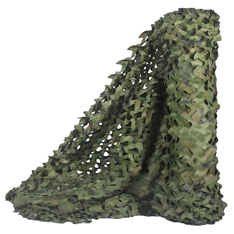 Filet de Camouflage 1.5M * 2 3 4 5 6 7 8 9 10M filet de Camouflage en vrac rouleau maille couverture aveugle pour la chasse décoration ombre de soleil partie Camping ► Photo 1/6