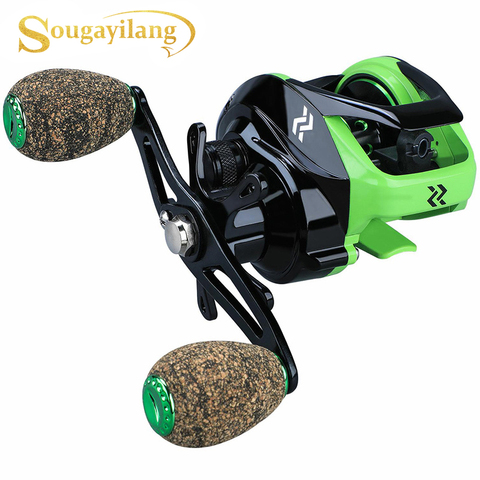 Sougayilang – moulinet de pêche Baitcasting grande vitesse, bobine d'aluminium, 12 + 1 BB, matériel de pêche en eau salée et douce, 7.2:1 ► Photo 1/6