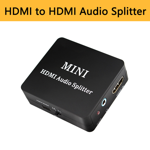 Répartiteur Audio HDMI à 3.5mm jack SPDIF COAXIAL hors amplificateur décodeur 2CH/5.1CH Audio extracteur Mini convertisseur pour PS4 PC ► Photo 1/6